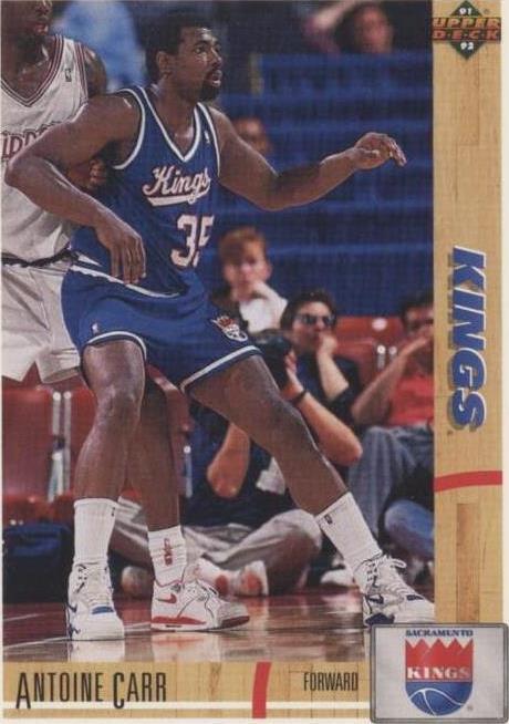 Cubierta superior 1991-92 - Antoine Carr #313