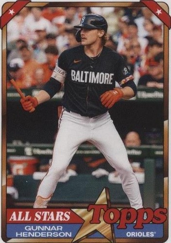 2024 Topps Throwback Thursday #Tbt - Gunnar Henderson #88