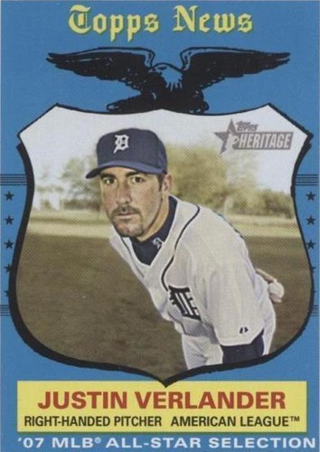 2008 Topps Heritage - Justin Verlander #500