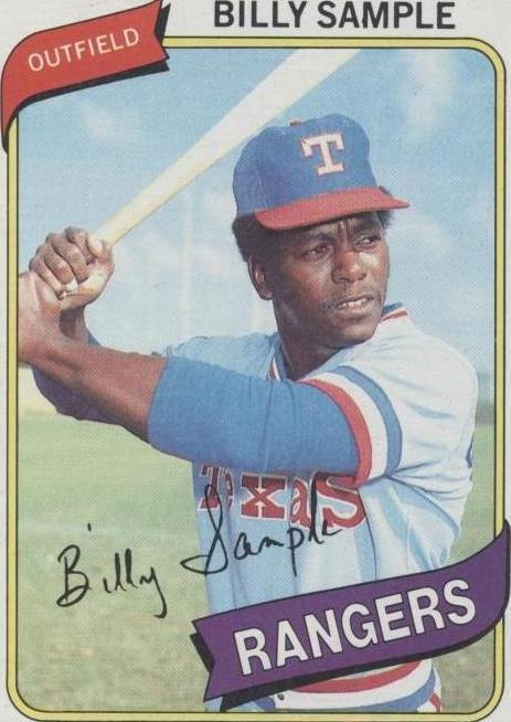1980 Topps - Billy Sample #458