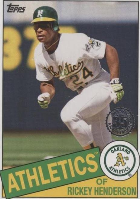 2020 Topps - Rickey Henderson #85-77