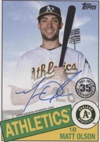 2020 Topps Update Series - Matt Olson #85A-MO
