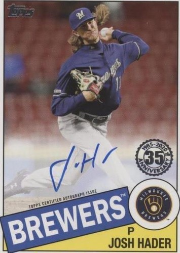2020 Topps Update Series - Josh Hader #85A-JH