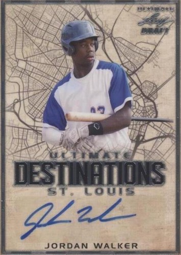 2020 Leaf Ultimate Draft - Jordan Walker #UD-JW1