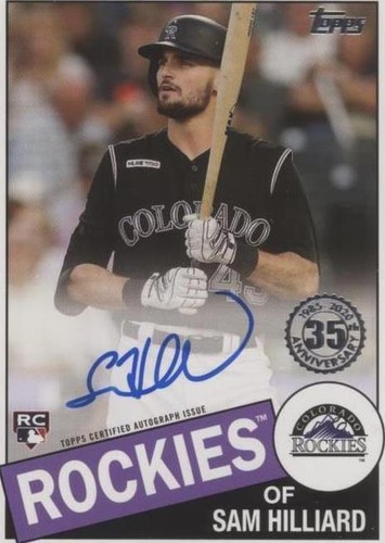 2020 Topps - Sam Hilliard #85A-SH