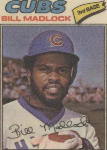 1977 Topps Baseball Patches Cloth Stickers - Bill Madlock #25