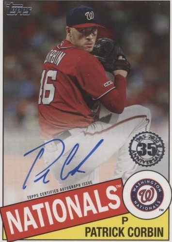 2020 Topps Update Series - Patrick Corbin #85A-PC