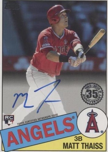2020 Topps - Matt Thaiss #85A-MT