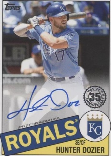 2020 Topps Update Series - Hunter Dozier #85BA-HD