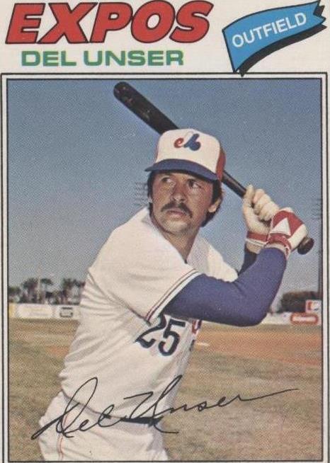 1977 O-Pee-Chee - Del Unser #27