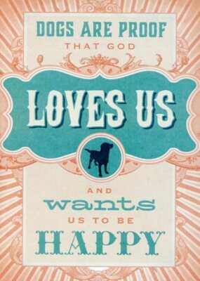 Dogs Love Us- Tree Free Greeting Card - 17209