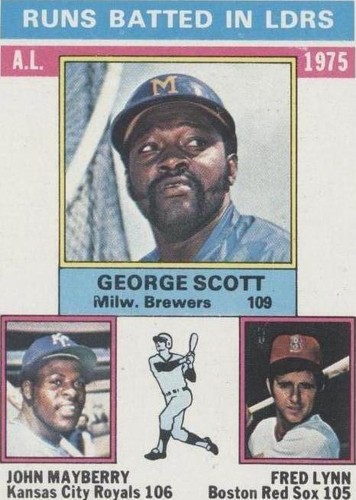1976 Topps - Fred Lynn George Scott John Mayberry #196