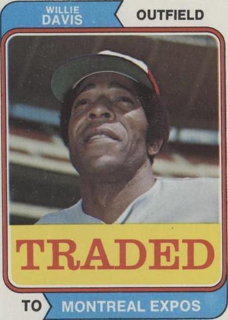 1974 Topps - Willie Davis #165T