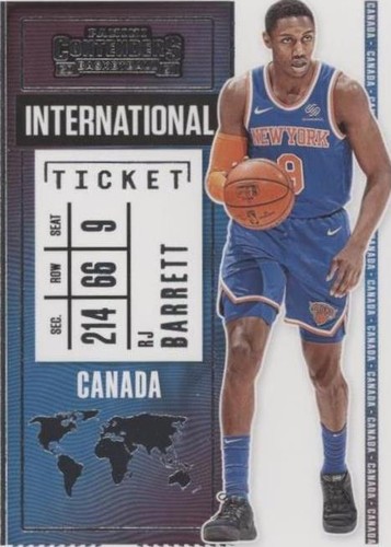 2020-21 Panini Contenders - RJ Barrett #10
