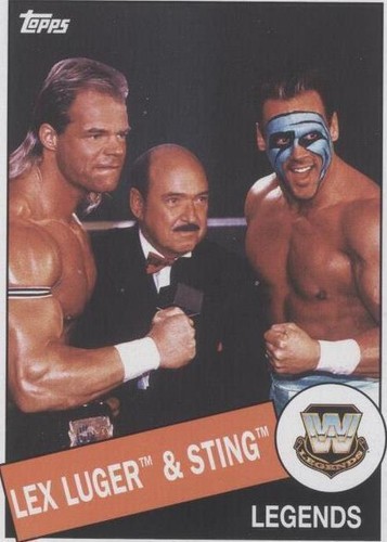 2015 Topps Heritage WWE - Gene Okerlund Lex Luger Sting #43