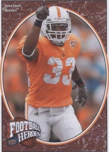 2008 Upper Deck Football Heroes Jonathan Hefney #161