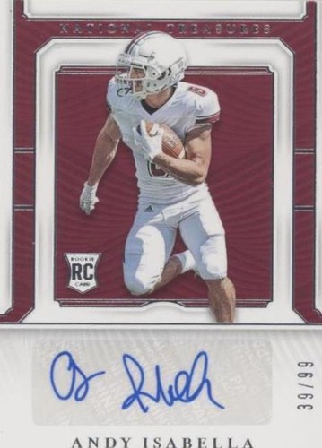 2019 Panini National Treasures Collegiate Andy Isabella #166