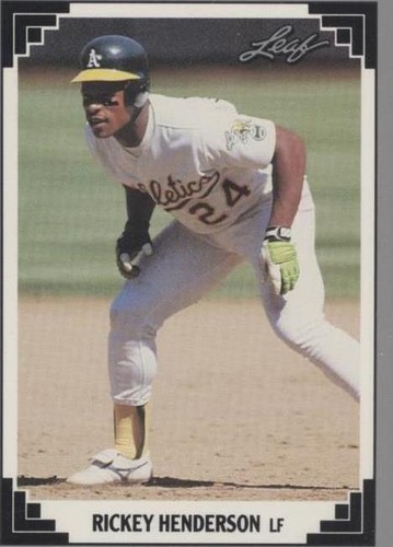 1991 Leaf - Rickey Henderson #101