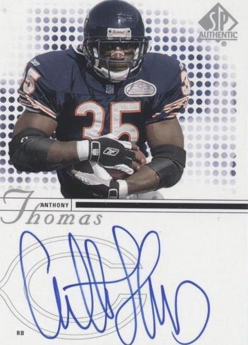 2002 SP Authentic Anthony Thomas #92