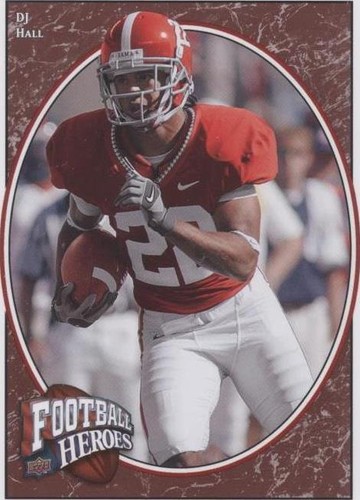 2008 Upper Deck Football Heroes DJ Hall #127