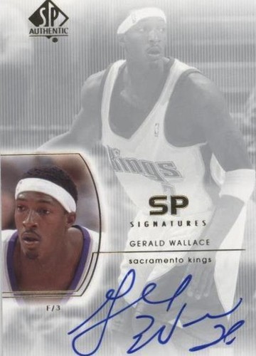 2002-03 SP Authentic - Gerald Wallace #GW