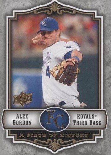 2009 Upper Deck A Piece of History - Alex Gordon #42