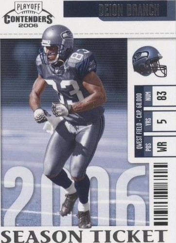 2006 Playoff Contenders Deion Branch #58