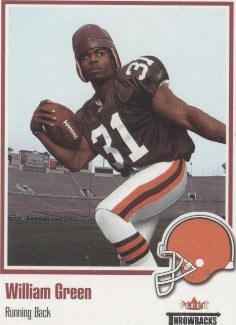 2002 Fleer Throwbacks William Green #110
