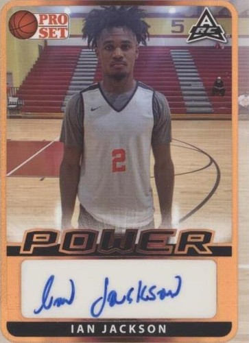 2021-22 Leaf Pro Set Power - Ian Jackson #BA-IJ2