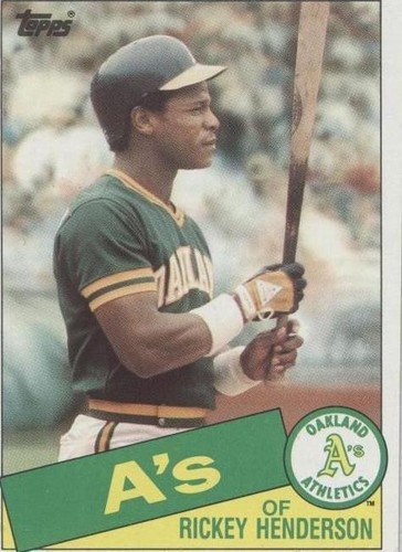 1985 Topps - Rickey Henderson #115
