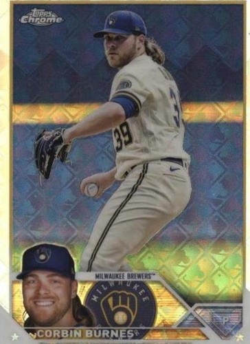 2023 Topps Chrome Logofractor Edition - Corbin Burnes #214