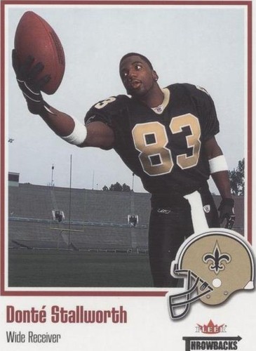 2002 Fleer Throwbacks Donte Stallworth #122