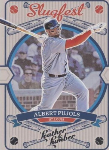 2019 Panini Leather & Lumber - Albert Pujols #SF-3
