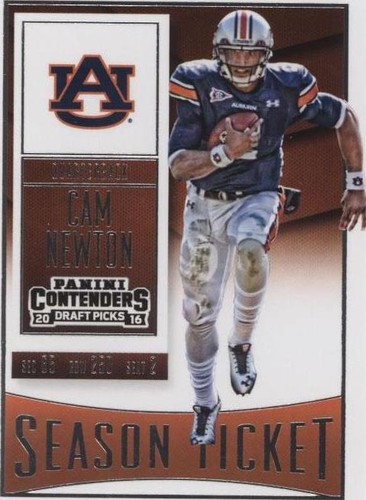 2016 Panini Contenders Draft Picks Cam Newton #17