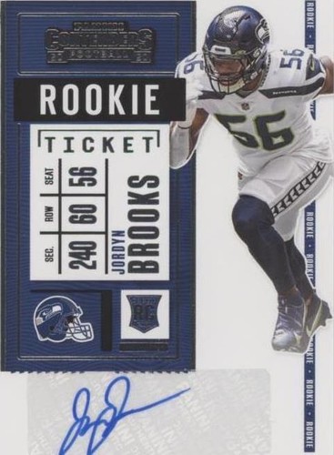 2020 Panini Contenders Jordyn Brooks #154
