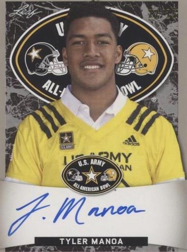 2018 Leaf Metal U.S. Army All-American Bowl Tyler Manoa #ATA-TM2