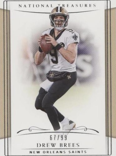 2018 Panini National Treasures Drew Brees #63
