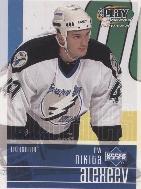 2001-02 Upper Deck Play Makers Limited - Nikita Alexeev #142