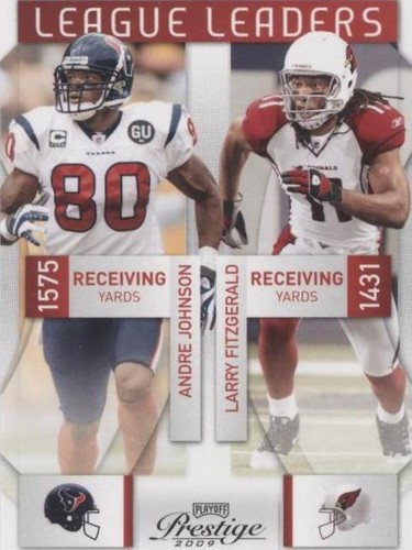 2009 Playoff Prestige Andre Johnson Larry Fitzgerald #10