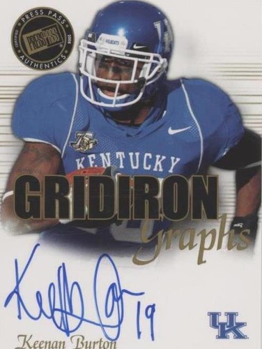 2008 Press Pass SE Keenan Burton #GG-KB