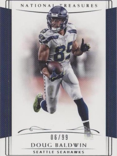 2018 Panini National Treasures Doug Baldwin #87