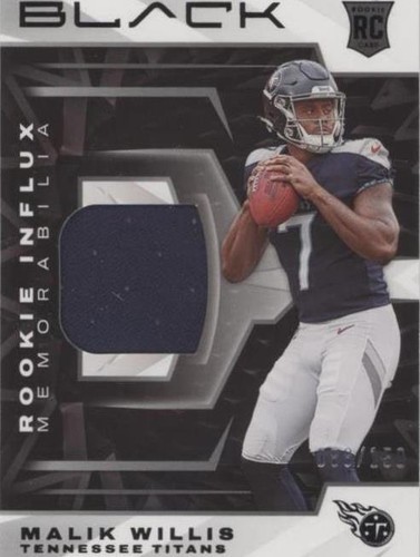 2022 Panini Black Malik Willis #RIM-MWI