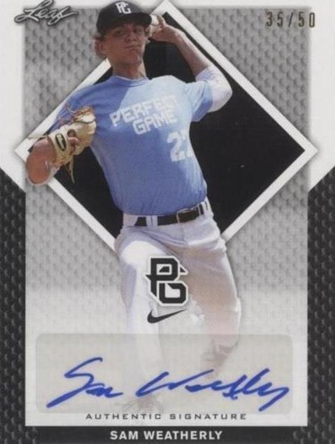 2016 Leaf Perfect Game National Showcase - Sam Weatherly #BA-248
