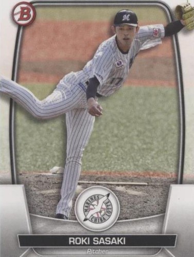 2025 Bowman Baseball Chrome Anime Roki Sasaki ROOKIE SSP