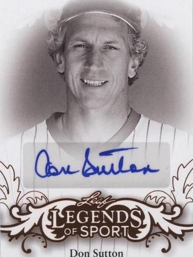2015 Leaf Legends of Sport - Don Sutton #BA-DS1