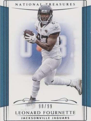 2018 Panini National Treasures Leonard Fournette #44