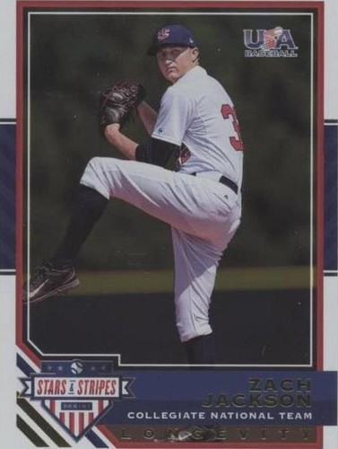 2017 Panini USA Baseball Stars & Stripes Longevity - Zach Jackson #92