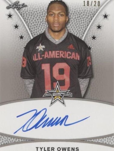 2019 Leaf Metal U.S. Army All-American Bowl Tyler Owens #TA-TO1