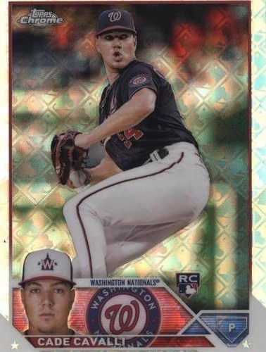 2023 Topps Chrome Logofractor Edition - Cade Cavalli #61