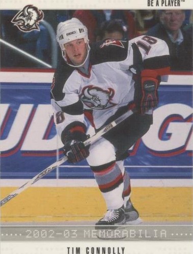 2002-03 In the Game Be A Player Memorabilia - Tim Connolly #174